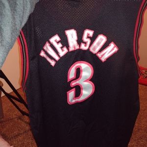 Iverson 76ers NBA Philadelphia Sixers Jersey Size 3XL length +2